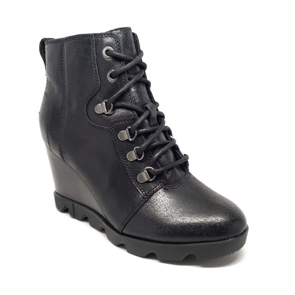 Sorel Shoes - Sorel Joan Uptown Leather Wedge Boots 7.5 8 9 10